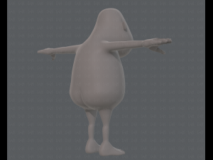base mesh boy character v09 3Dモデル