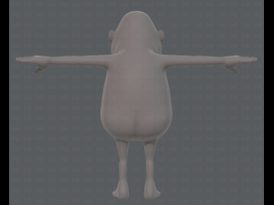 base mesh boy character v09 3Dモデル