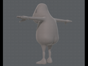 base mesh boy character v09 3Dモデル