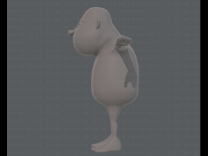 base mesh boy character v09 3Dモデル