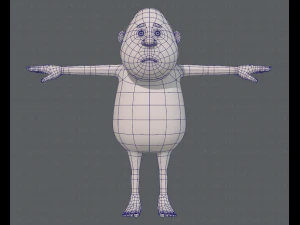 personagem de menino de malha base v09 Modelo 3D