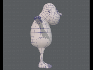 base mesh boy character v09 3Dモデル