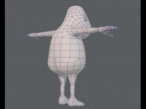 personagem de menino de malha base v09 Modelo 3D