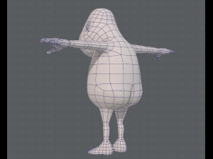 base mesh boy character v09 3Dモデル
