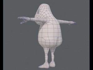 personagem de menino de malha base v09 Modelo 3D