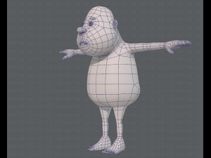 base mesh boy character v09 3Dモデル
