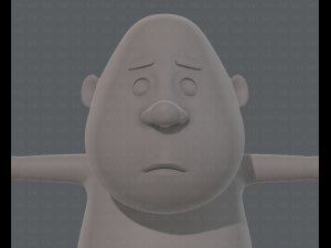 base mesh boy character v09 3Dモデル