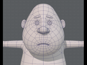 base mesh boy character v09 3Dモデル