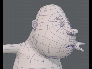 base mesh boy character v09 3Dモデル
