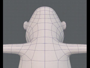 personagem de menino de malha base v09 Modelo 3D