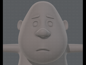 base mesh boy character v09 3Dモデル