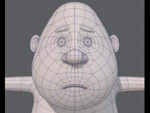 personagem de menino de malha base v09 Modelo 3D