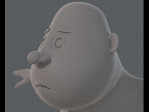 base mesh boy character v09 3Dモデル