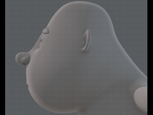 base mesh boy character v09 3Dモデル