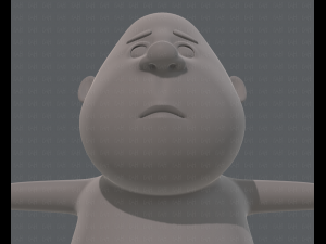 base mesh boy character v09 3Dモデル