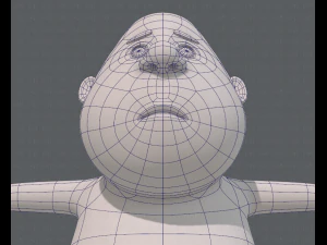personagem de menino de malha base v09 Modelo 3D