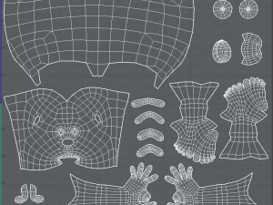 base mesh boy character v09 3Dモデル