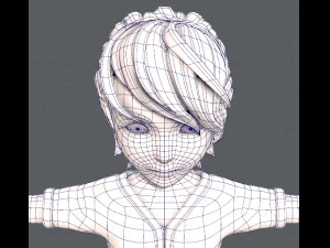 base man clothing v01 3D Model