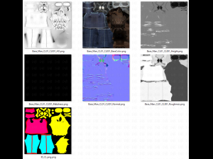 base man clothing v01 3D 모델