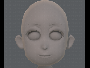 base mesh girl characterv07 3D Model