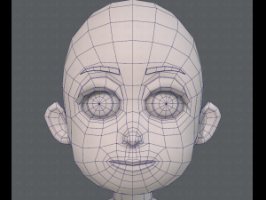 base mesh girl characterv07 3D Model