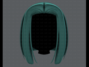 3d hair style for girl v46 3D 모델
