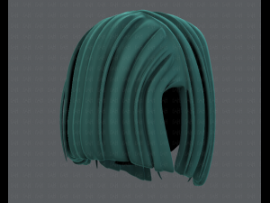 3d hair style for girl v46 3D 모델