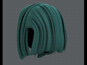 3d hair style for girl v46 3D 모델