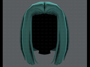 3d hair style for girl v46 3D 모델