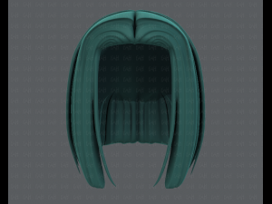 3d hair style for girl v46 3D 모델