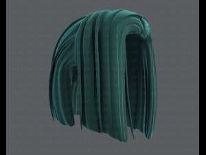 3d hair style for girl v46 3D 모델
