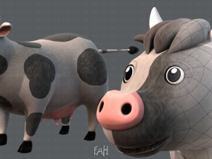 cow v01 3D Model