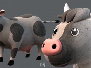 vaca v01 Modelo 3D