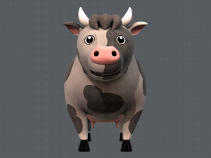 cow v01 Modelo 3D