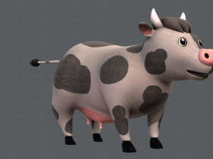 cow v01 Modelo 3D