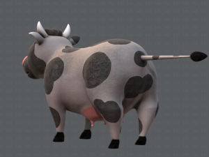 cow v01 Modelo 3D