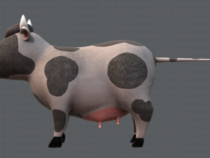 cow v01 Modelo 3D