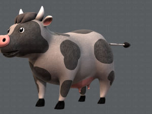 cow v01 Modelo 3D