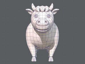 cow v01 Modelo 3D