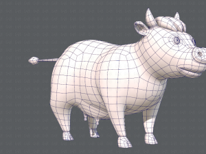 cow v01 Modelo 3D