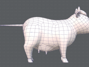 cow v01 Modelo 3D