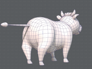 cow v01 Modelo 3D