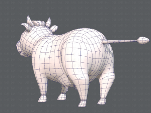 cow v01 Modelo 3D
