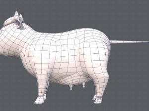 cow v01 Modelo 3D