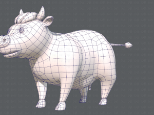 cow v01 Modelo 3D