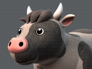 cow v01 Modelo 3D