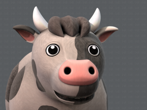 cow v01 Modelo 3D