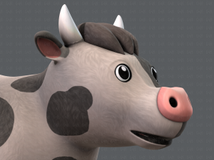 cow v01 Modelo 3D