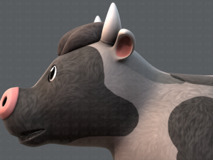 cow v01 Modelo 3D
