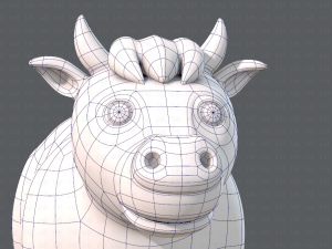 cow v01 Modelo 3D